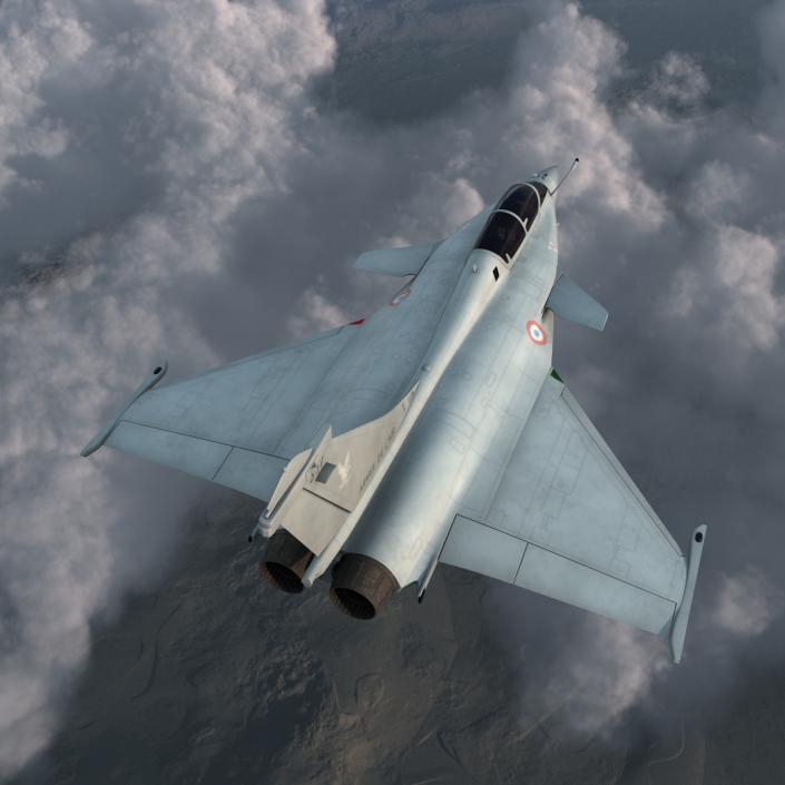 3D model French Fighter Dassault Rafale