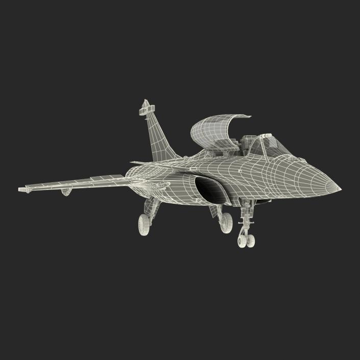 3D model French Fighter Dassault Rafale