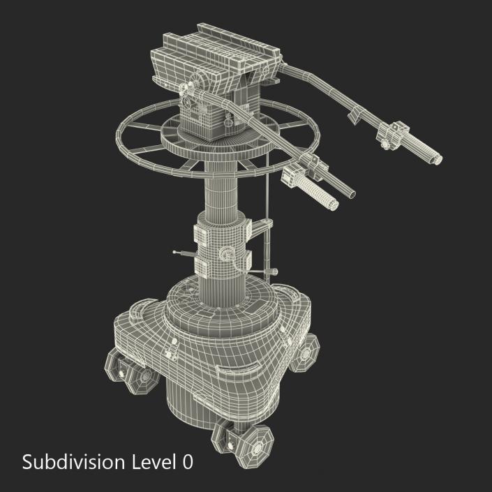 TV Studio Camera Pedestal 2 3D