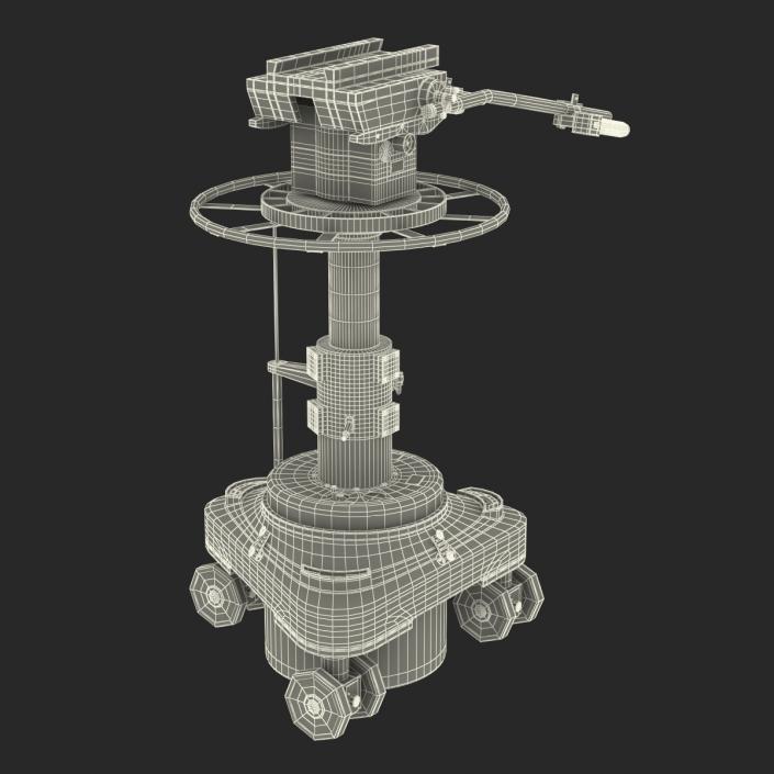 TV Studio Camera Pedestal 2 3D