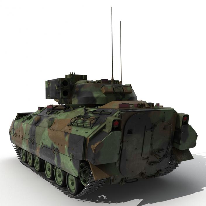 3D Infantry Fighting Vehicle Bradley M2 Camo