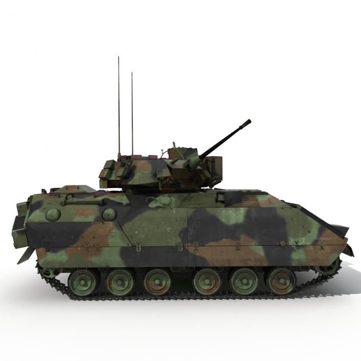 3D Infantry Fighting Vehicle Bradley M2 Camo