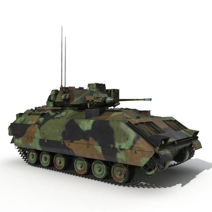 3D Infantry Fighting Vehicle Bradley M2 Camo