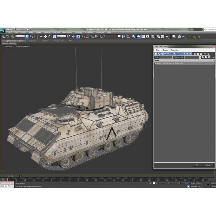 3D Infantry Fighting Vehicle Bradley M2 Camo