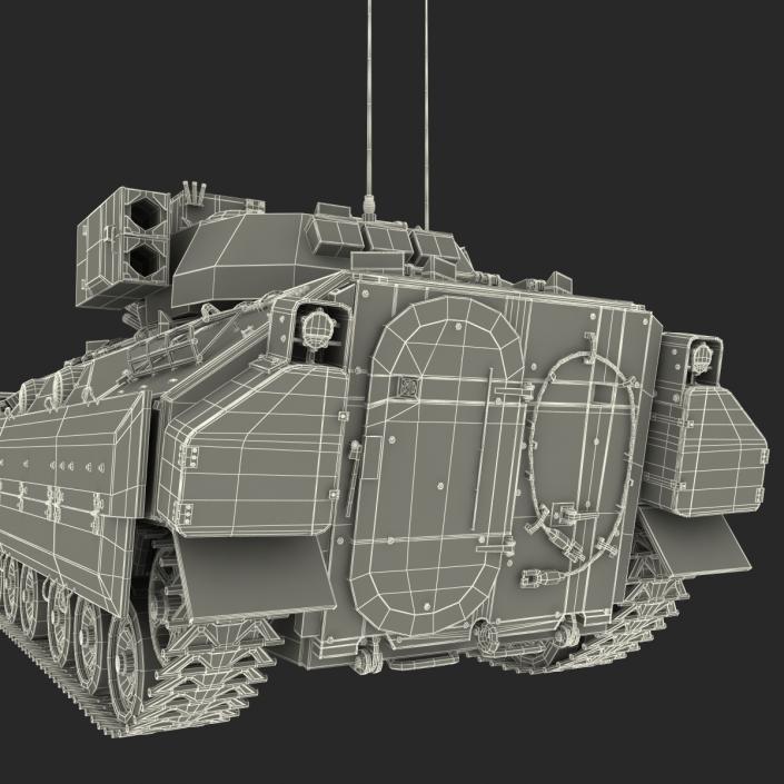 3D Infantry Fighting Vehicle Bradley M2 Camo