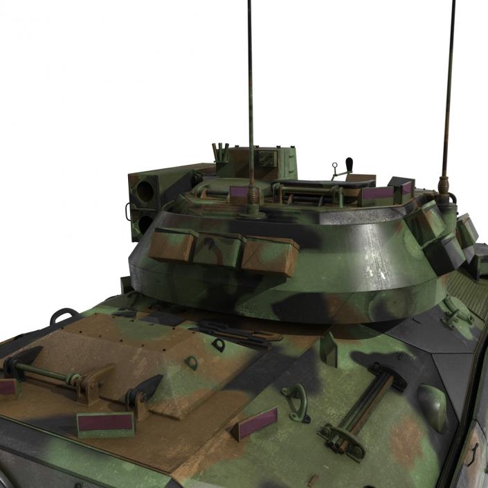 3D Infantry Fighting Vehicle Bradley M2 Rigged Camo model