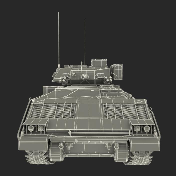 3D Infantry Fighting Vehicle Bradley M2 Rigged Camo model