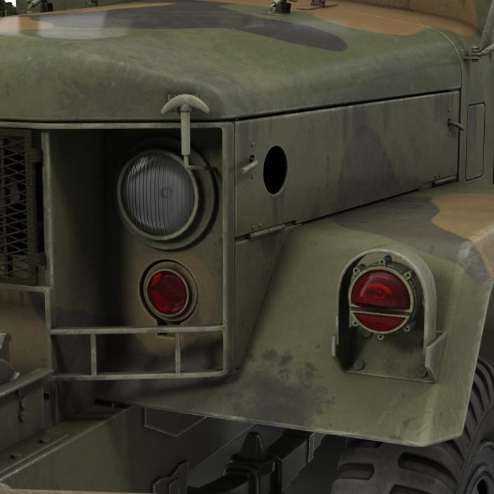 3D Military Cargo Truck m35a2 Camo