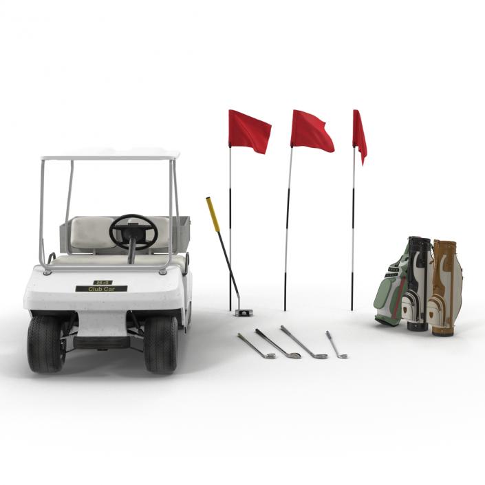 Golf Equipment Collection 2 3D