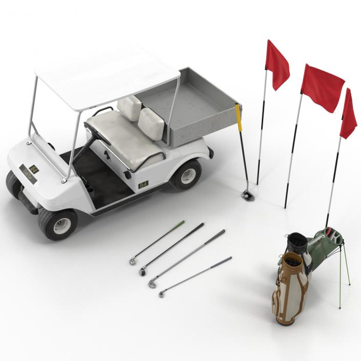 Golf Equipment Collection 2 3D