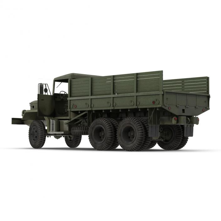 3D Military Cargo Truck m35a2 Rigged model