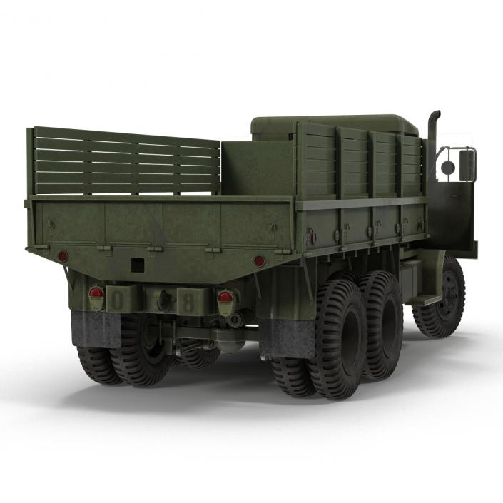 3D Military Cargo Truck m35a2 Rigged model