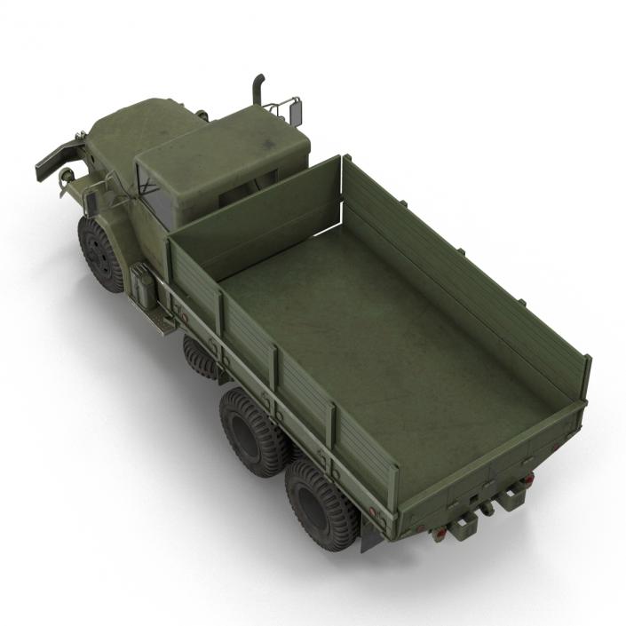 3D Military Cargo Truck m35a2 Rigged model