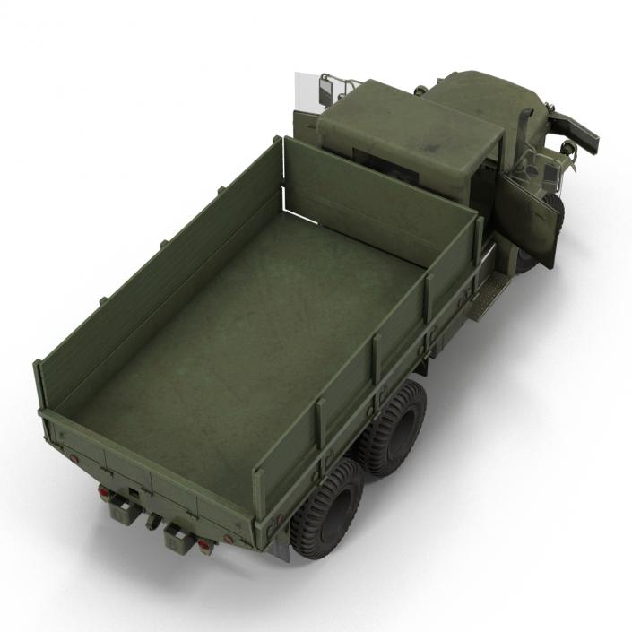 3D Military Cargo Truck m35a2 Rigged model