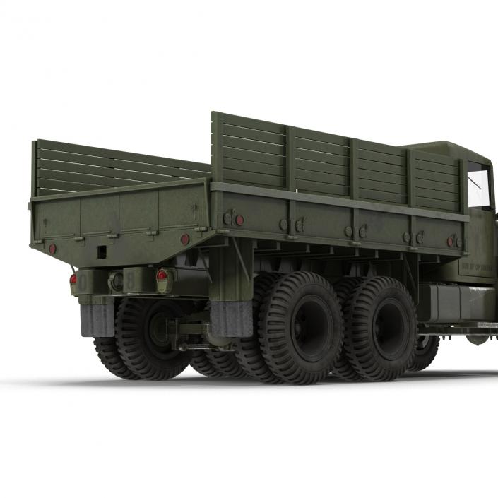 3D Military Cargo Truck m35a2 Rigged model