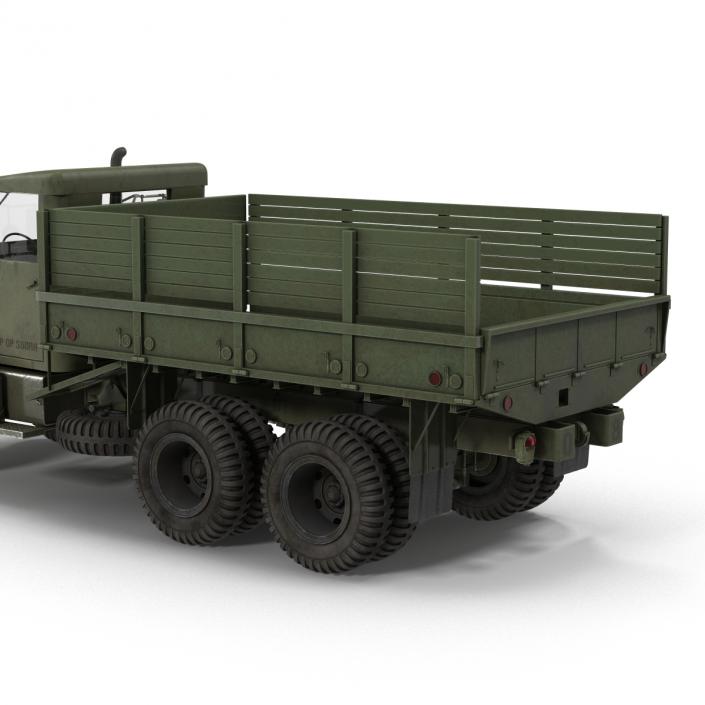 3D Military Cargo Truck m35a2 Rigged model