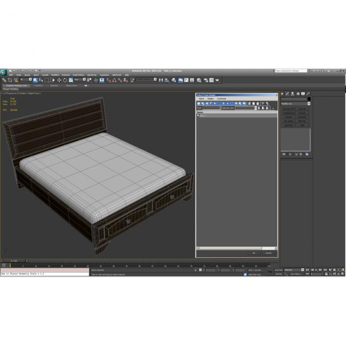 Bed 5 3D model