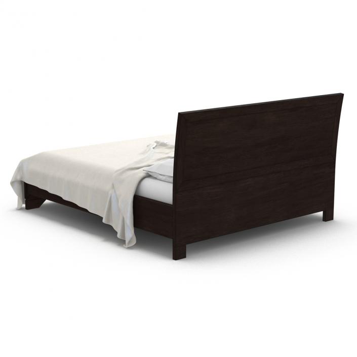 3D Queen Bed 3