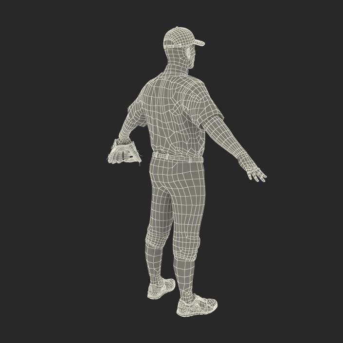 3D Baseball Player Generic model