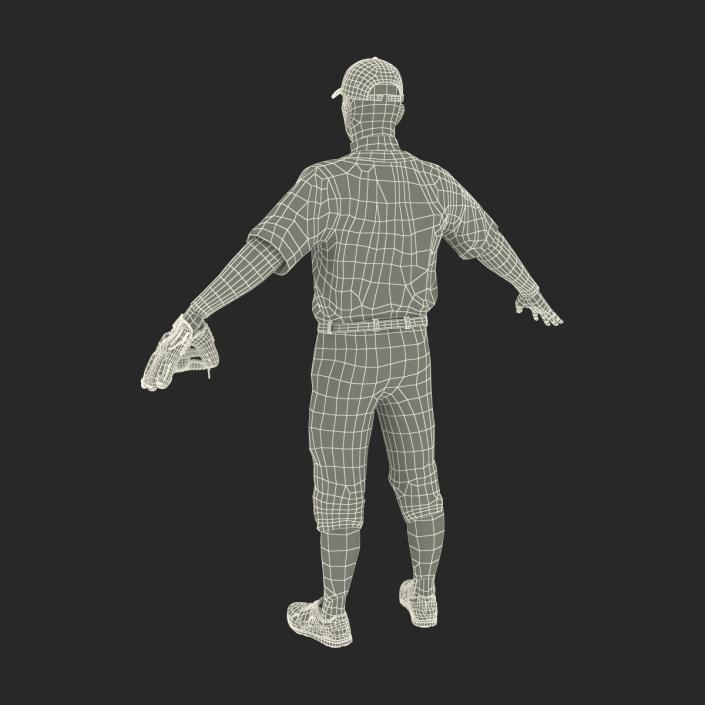 3D Baseball Player Generic model