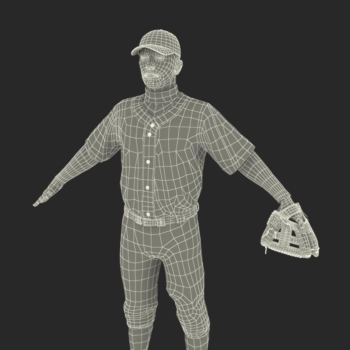 3D Baseball Player Generic model