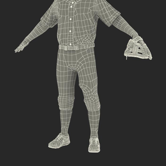 3D Baseball Player Generic model