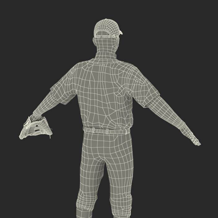 3D Baseball Player Generic model