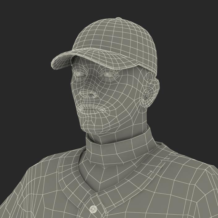 3D Baseball Player Generic model