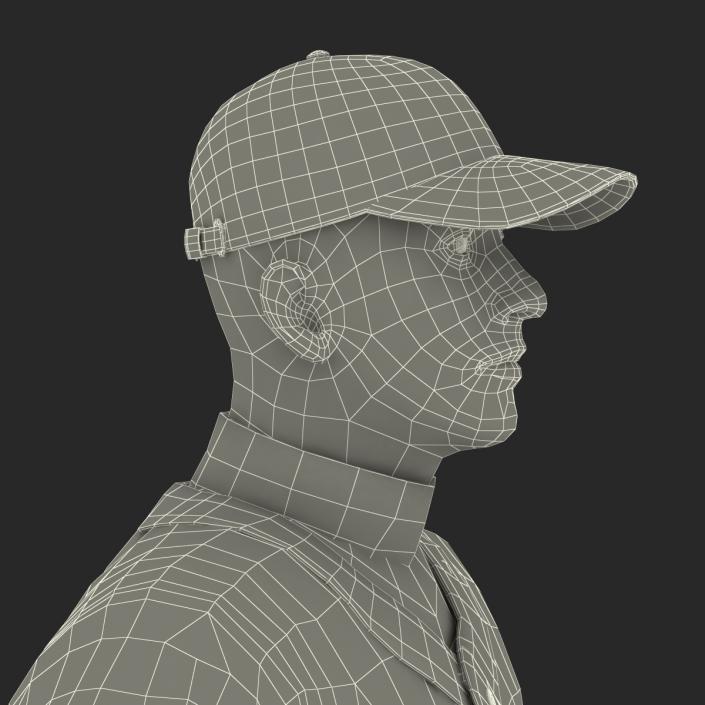 3D Baseball Player Generic model