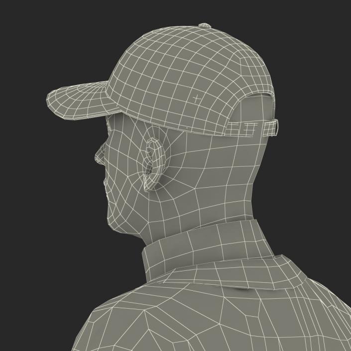 3D Baseball Player Generic model