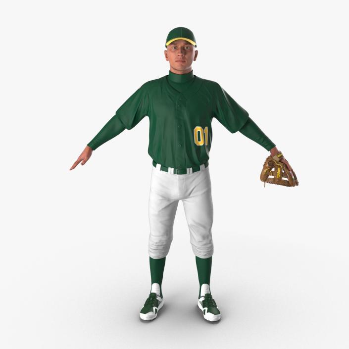 3D Baseball Player Generic model