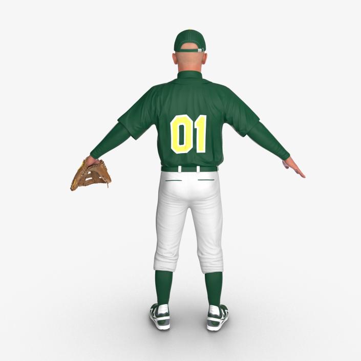 3D Baseball Player Generic model