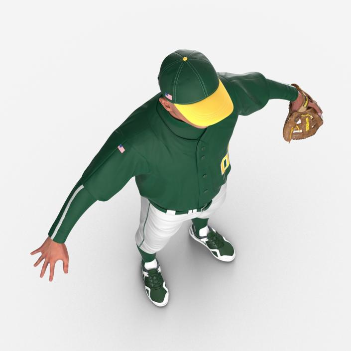 3D Baseball Player Generic model