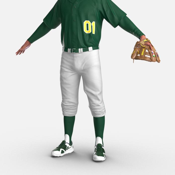 3D Baseball Player Generic model