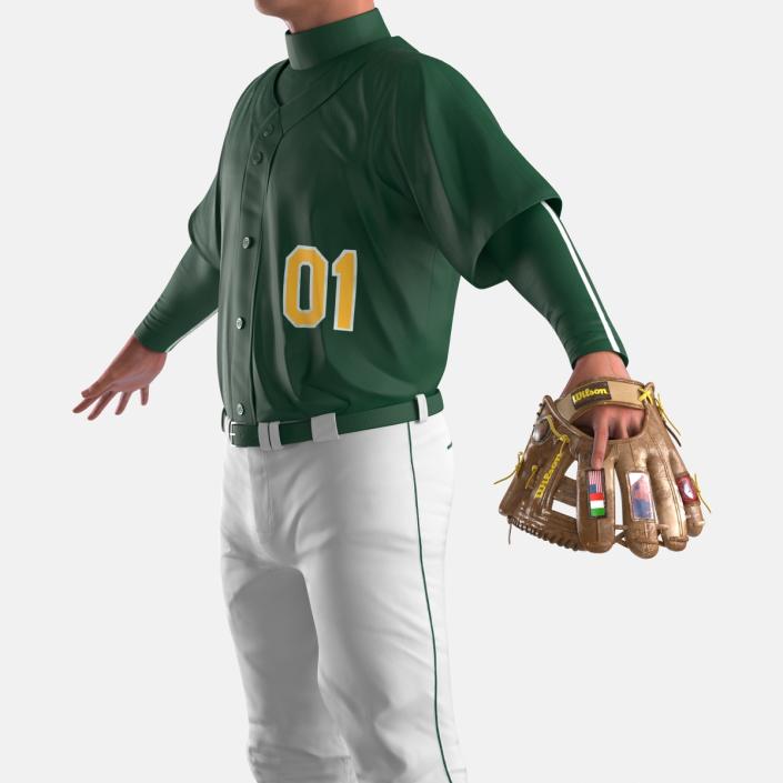 3D Baseball Player Generic model