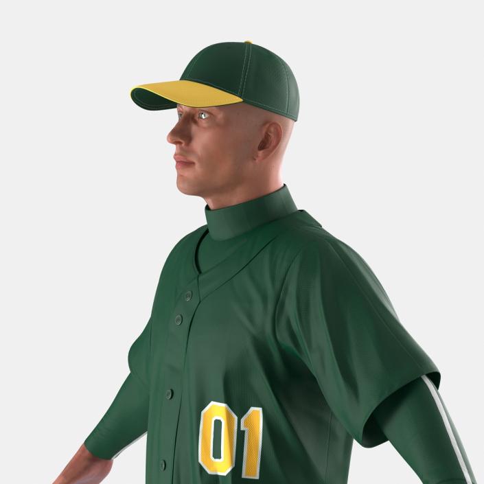 3D Baseball Player Generic model