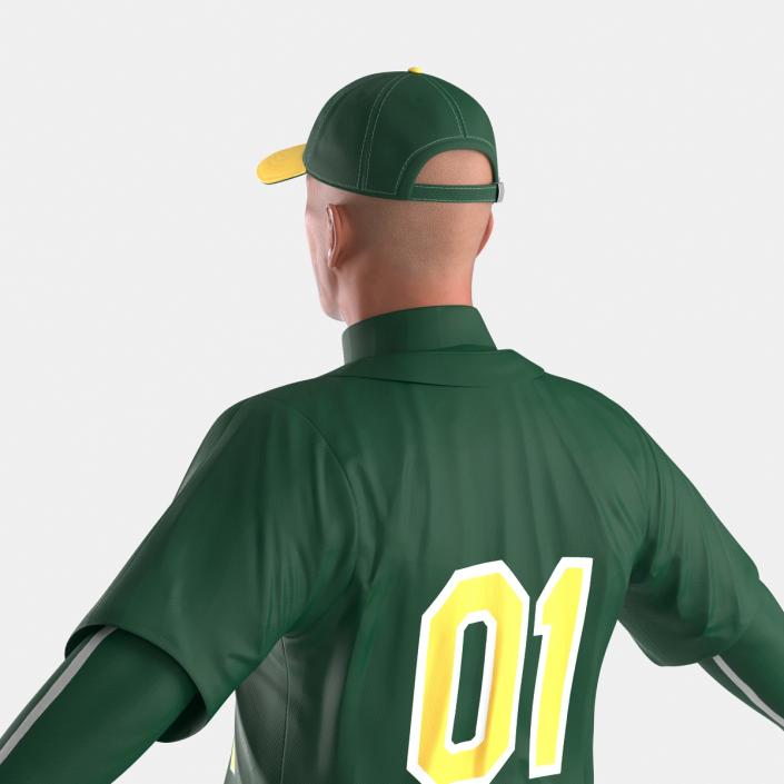 3D Baseball Player Generic model