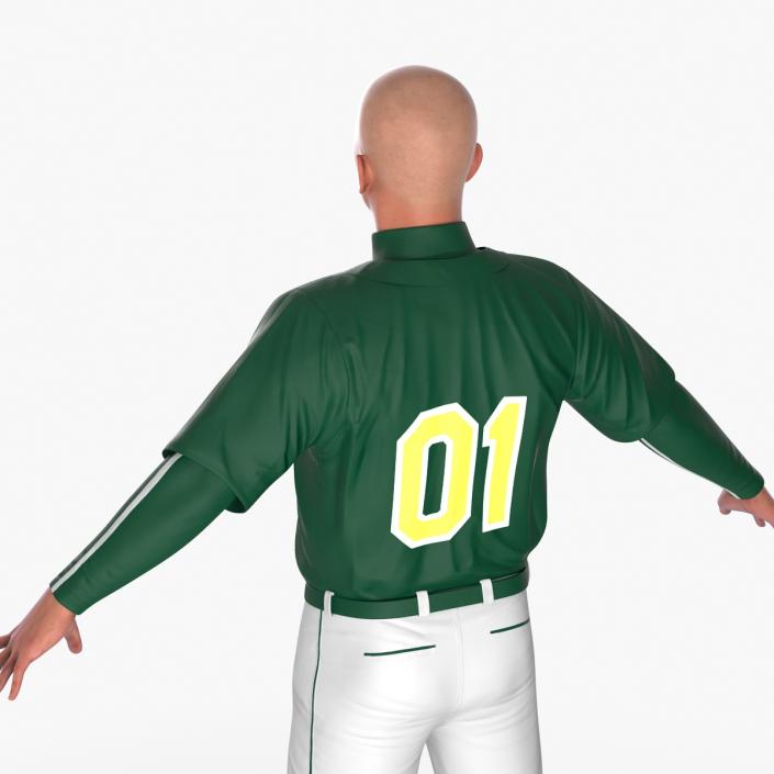 3D Baseball Player Generic model