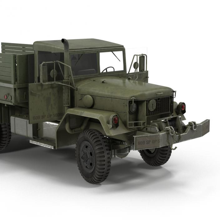 3D Military Cargo Truck m35a2