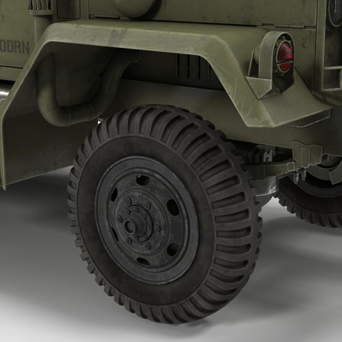 3D Military Cargo Truck m35a2