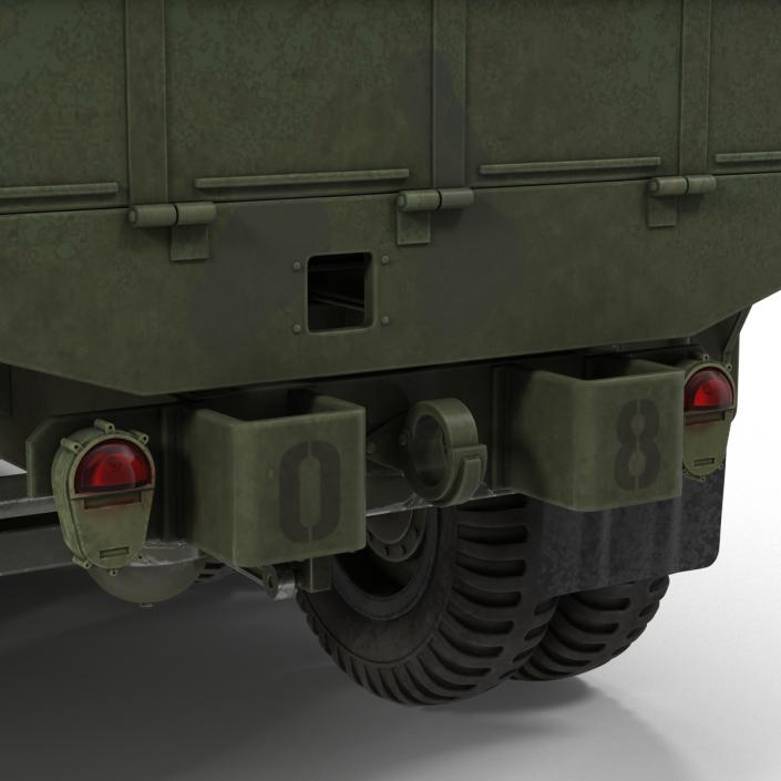 3D Military Cargo Truck m35a2