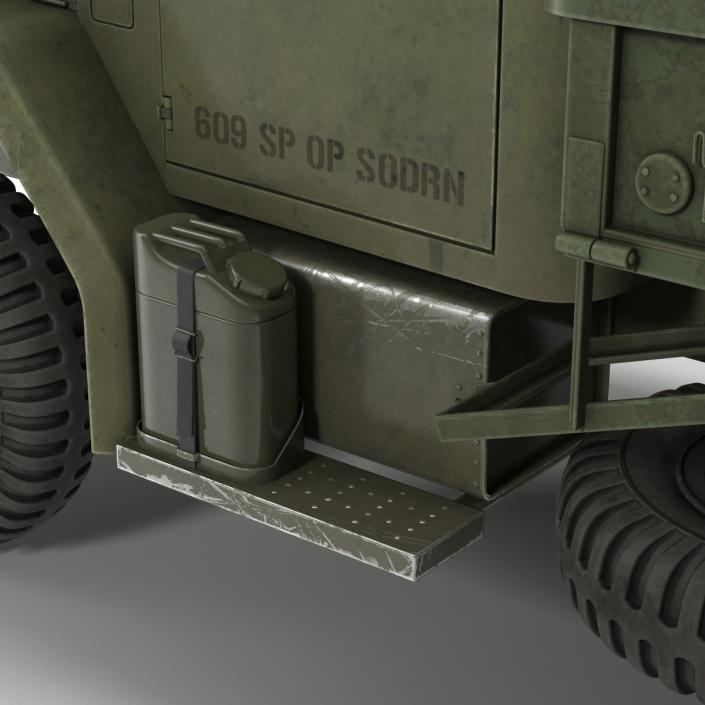 3D Military Cargo Truck m35a2