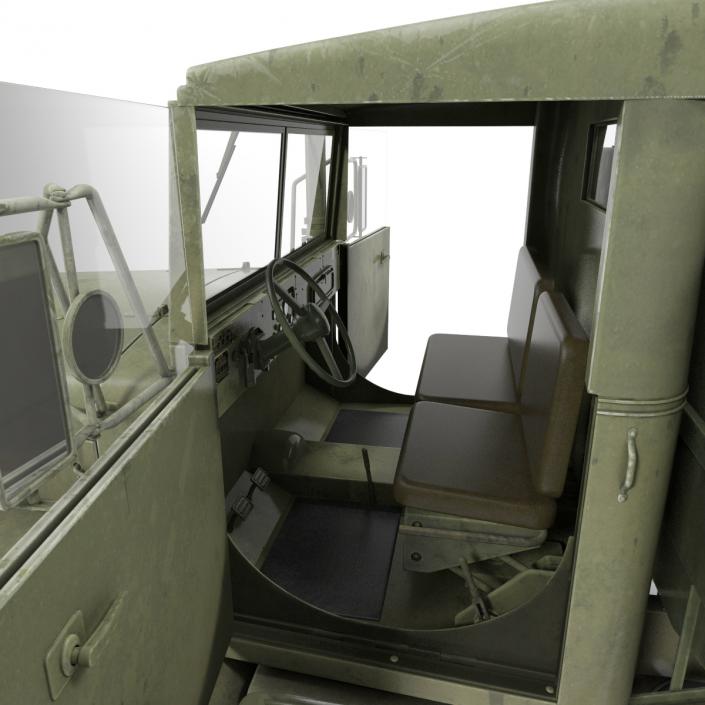 3D Military Cargo Truck m35a2