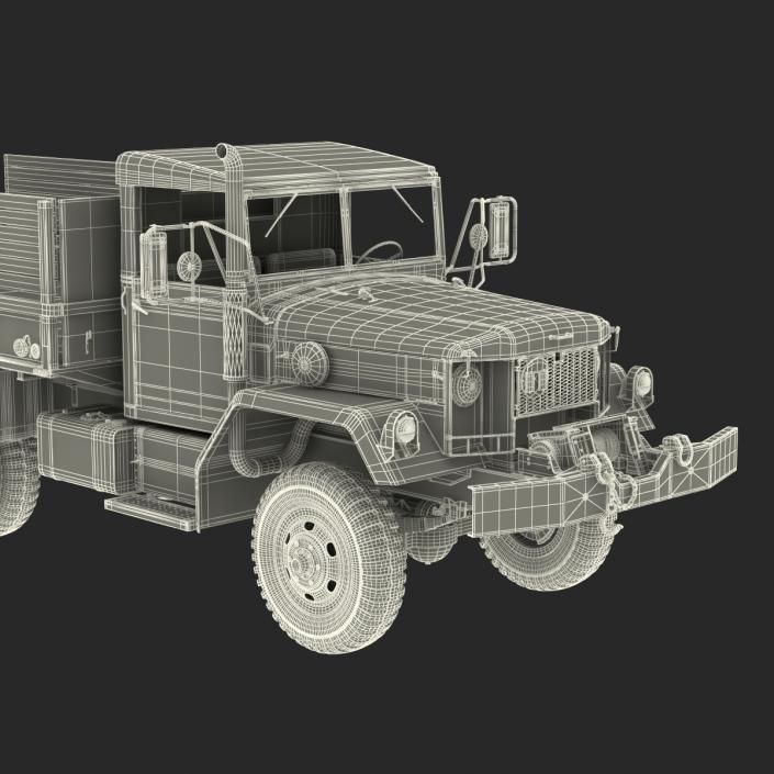 3D Military Cargo Truck m35a2