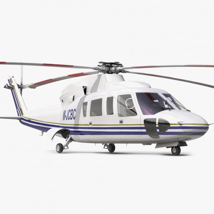 3D Helicopter Sikorsky s76 model