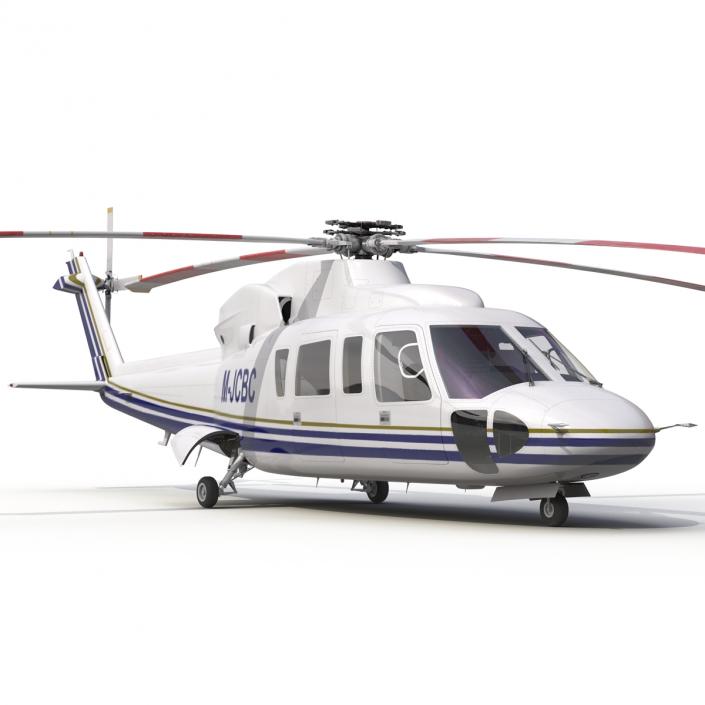 3D Helicopter Sikorsky s76 model