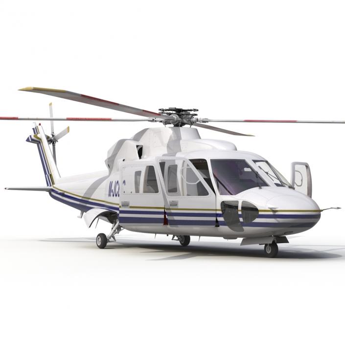 3D Helicopter Sikorsky s76 model