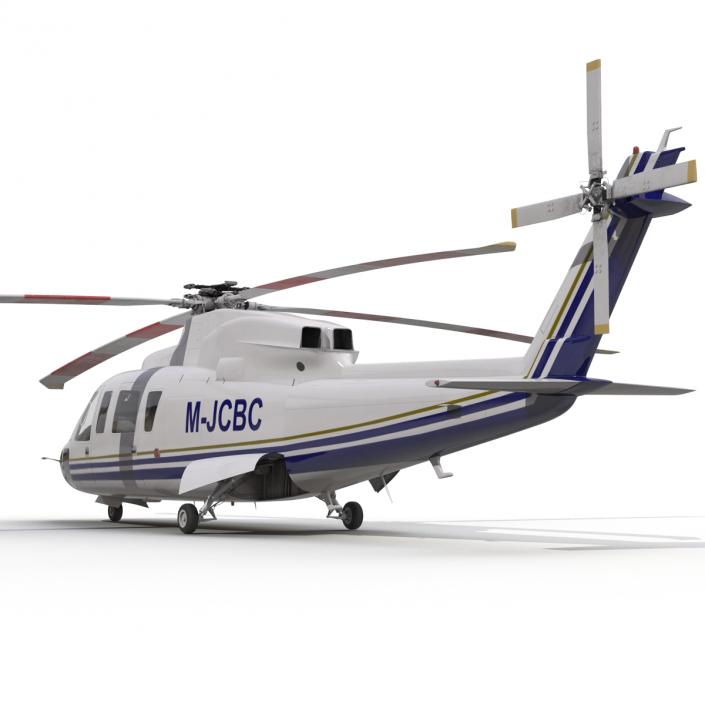 3D Helicopter Sikorsky s76 model