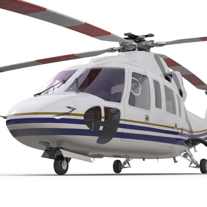 3D Helicopter Sikorsky s76 model