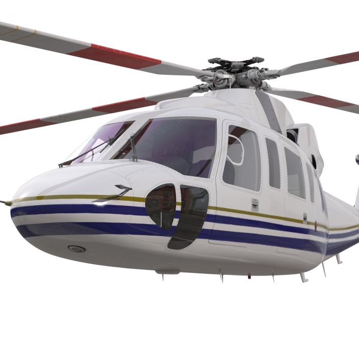 3D Helicopter Sikorsky s76 model